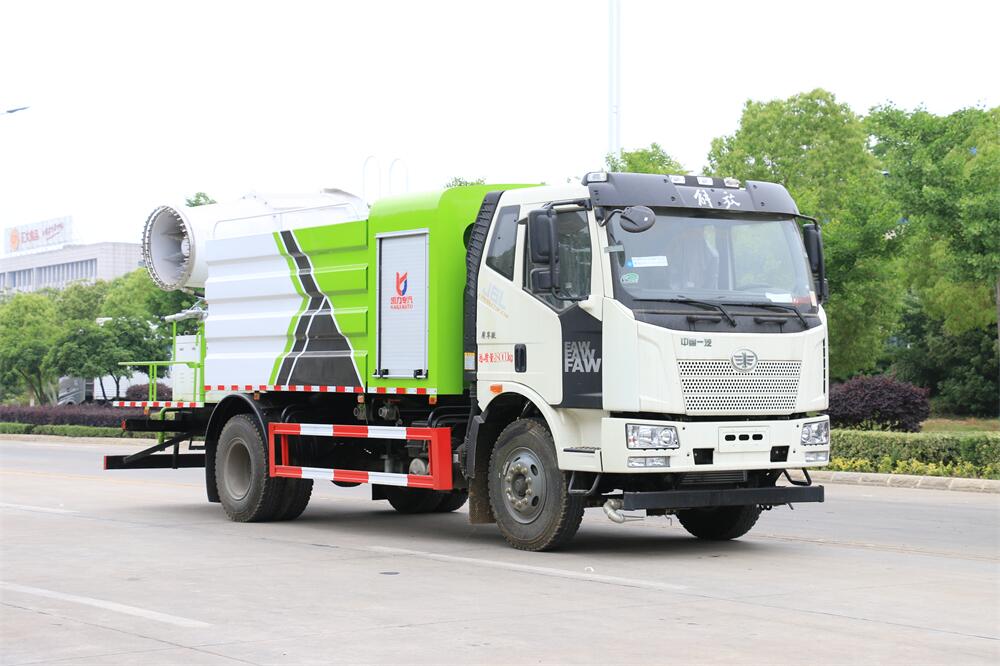 12噸多功能抑塵車-解放J6國六12立方大型多功能抑塵車廠家價格