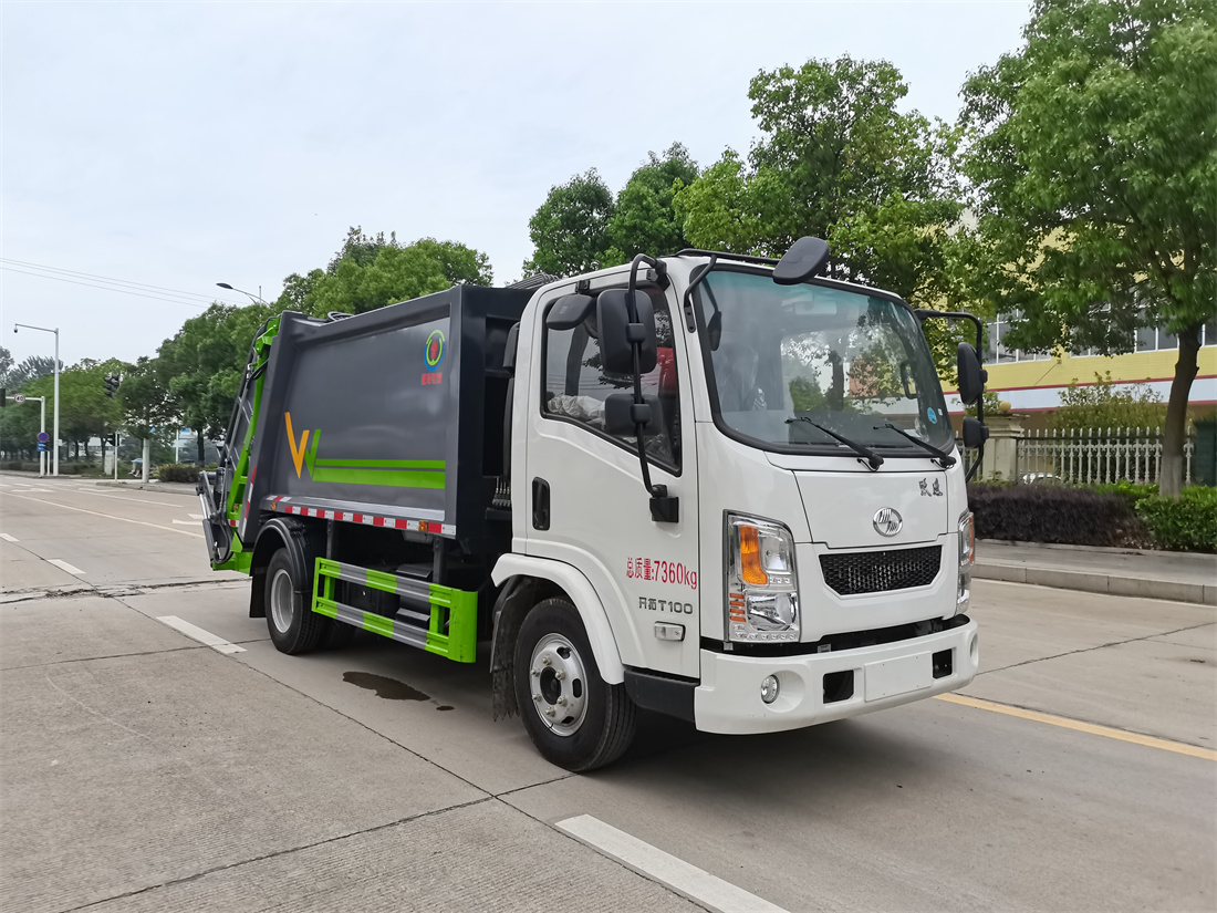 6方壓縮垃圾車(chē)-旺龍躍進(jìn)6方壓縮式垃圾車(chē)廠家價(jià)格