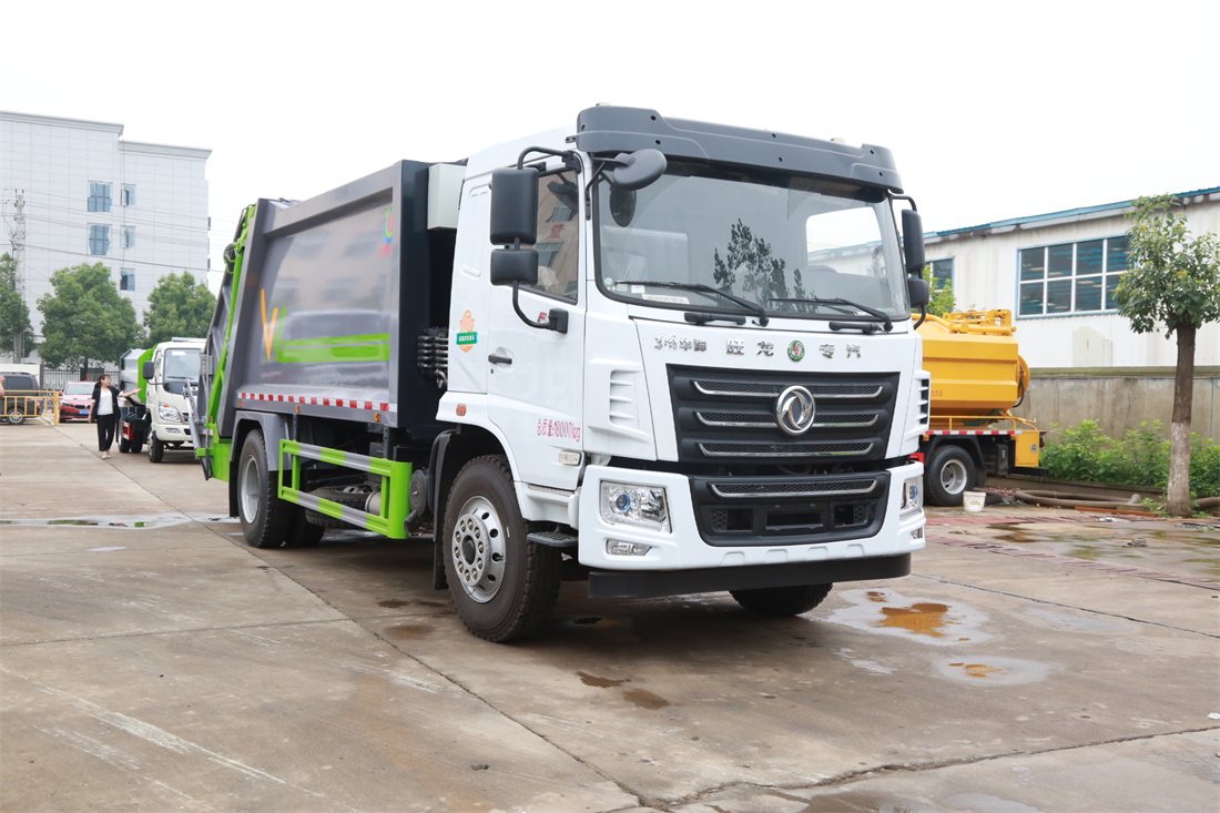 12方壓縮垃圾車(chē)-東風(fēng)華神F5國(guó)六12噸壓縮式垃圾車(chē)廠家價(jià)格